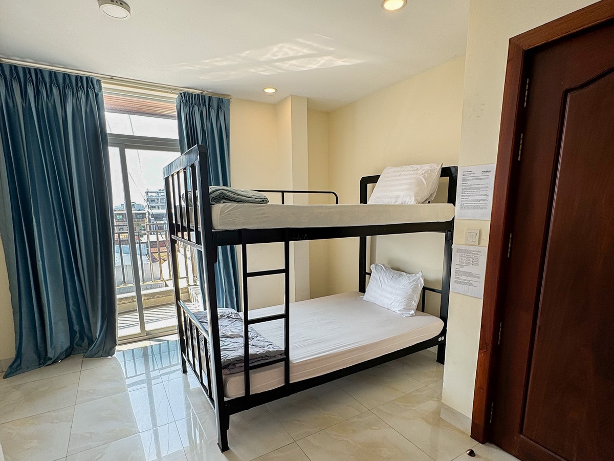 Shared room in Cambodia