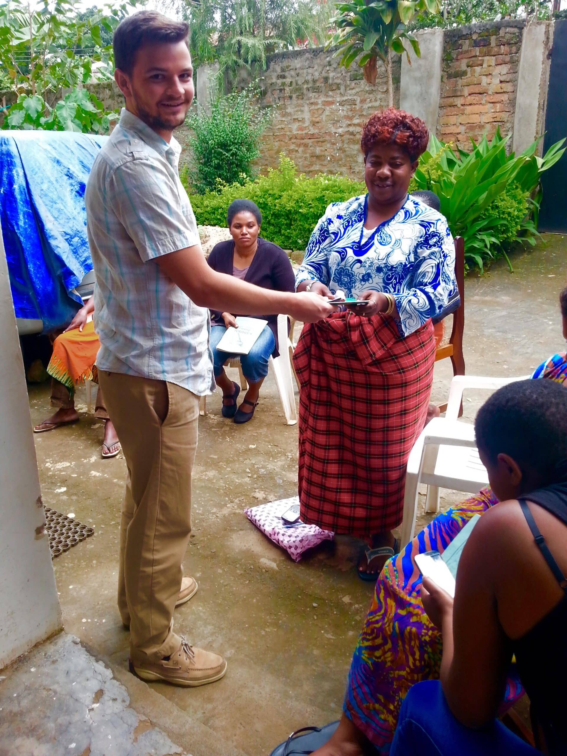 Jake J in Tanzania