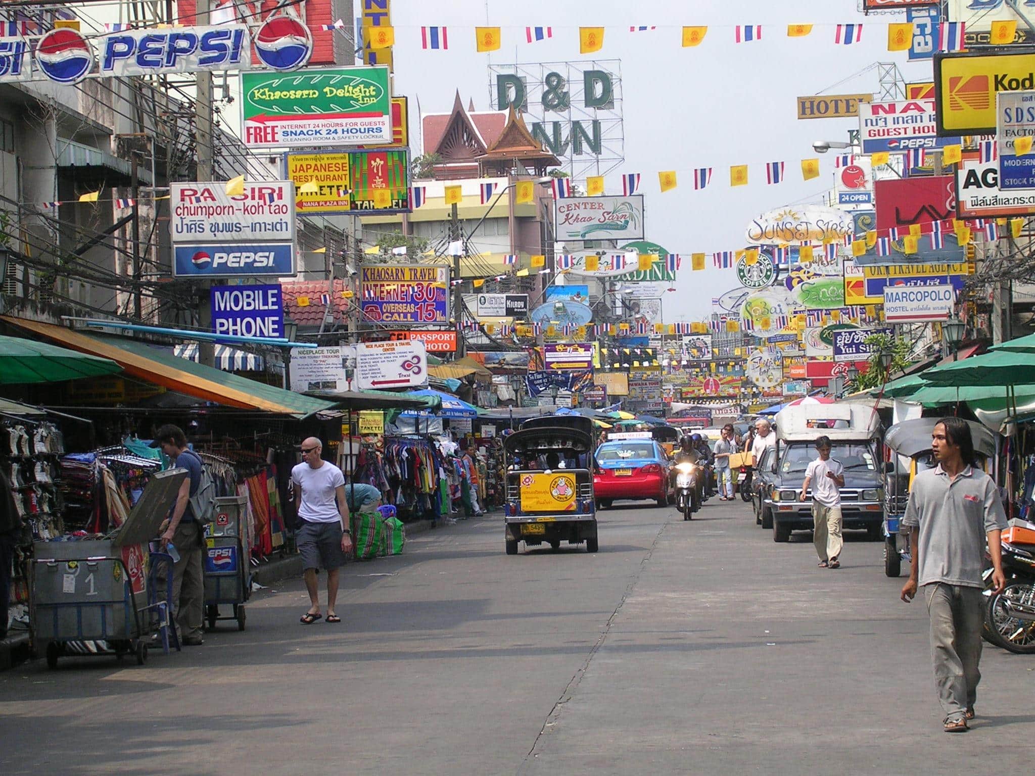 You can experience a culture shock when you are not familiar with a new culture yet, for example in Thailand.