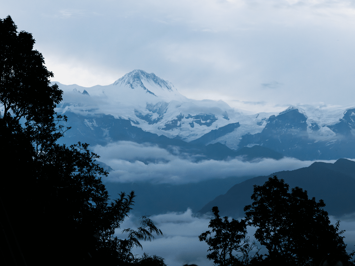 Nepal - Annapurna South - Sarangkot viewpoint - Pokhara