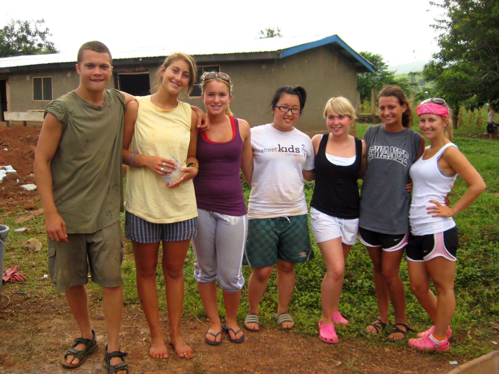 Projects Abroad high school volunteers have a good time in Ghana during their human rights internship for teenagers.